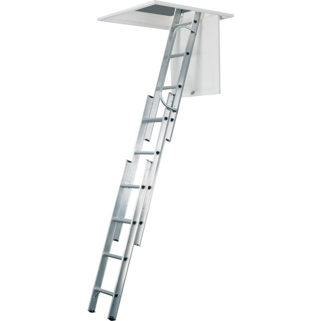 Werner 3 Section Easystow Loft Ladder & Handrail